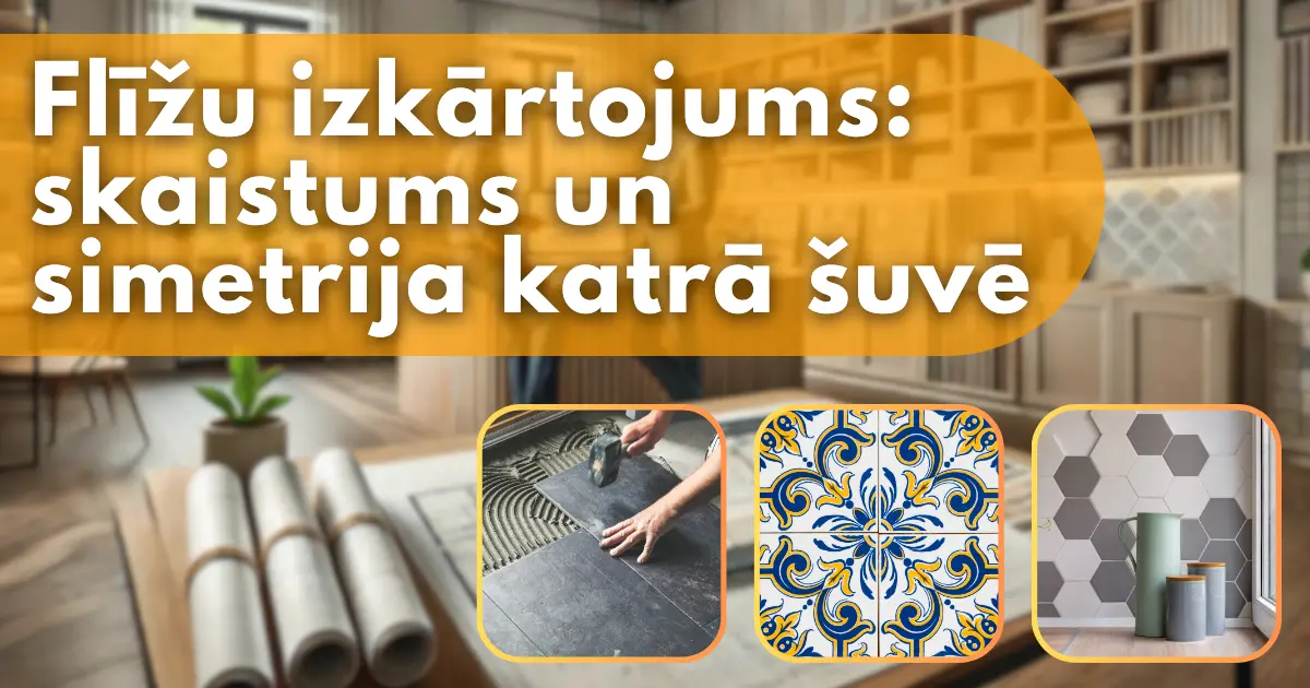 Flīžu izkārtojums: pamatprincipi un estētika interjerā